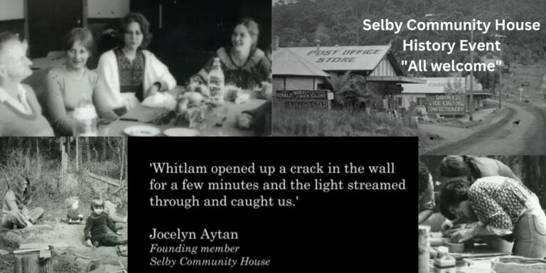 Selby Community House History Event